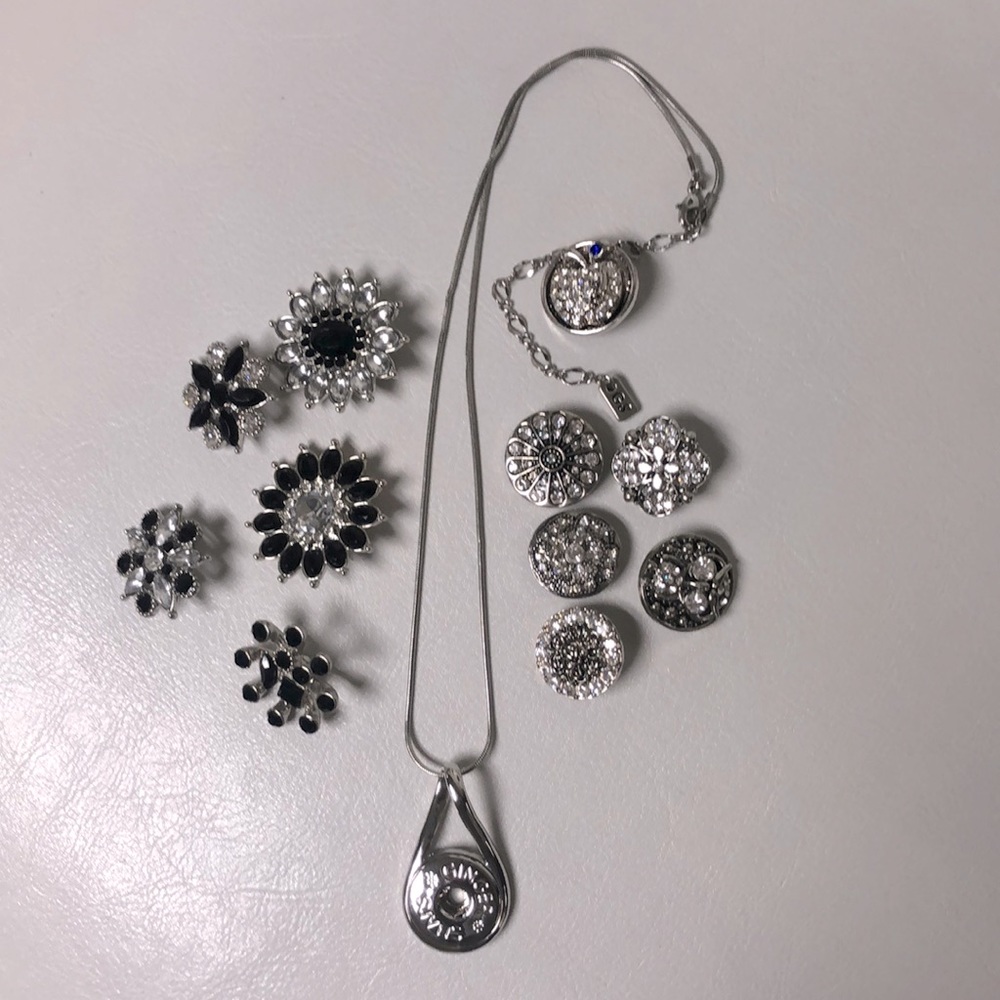 Ginger Snaps pendant necklace with 11 Snaps